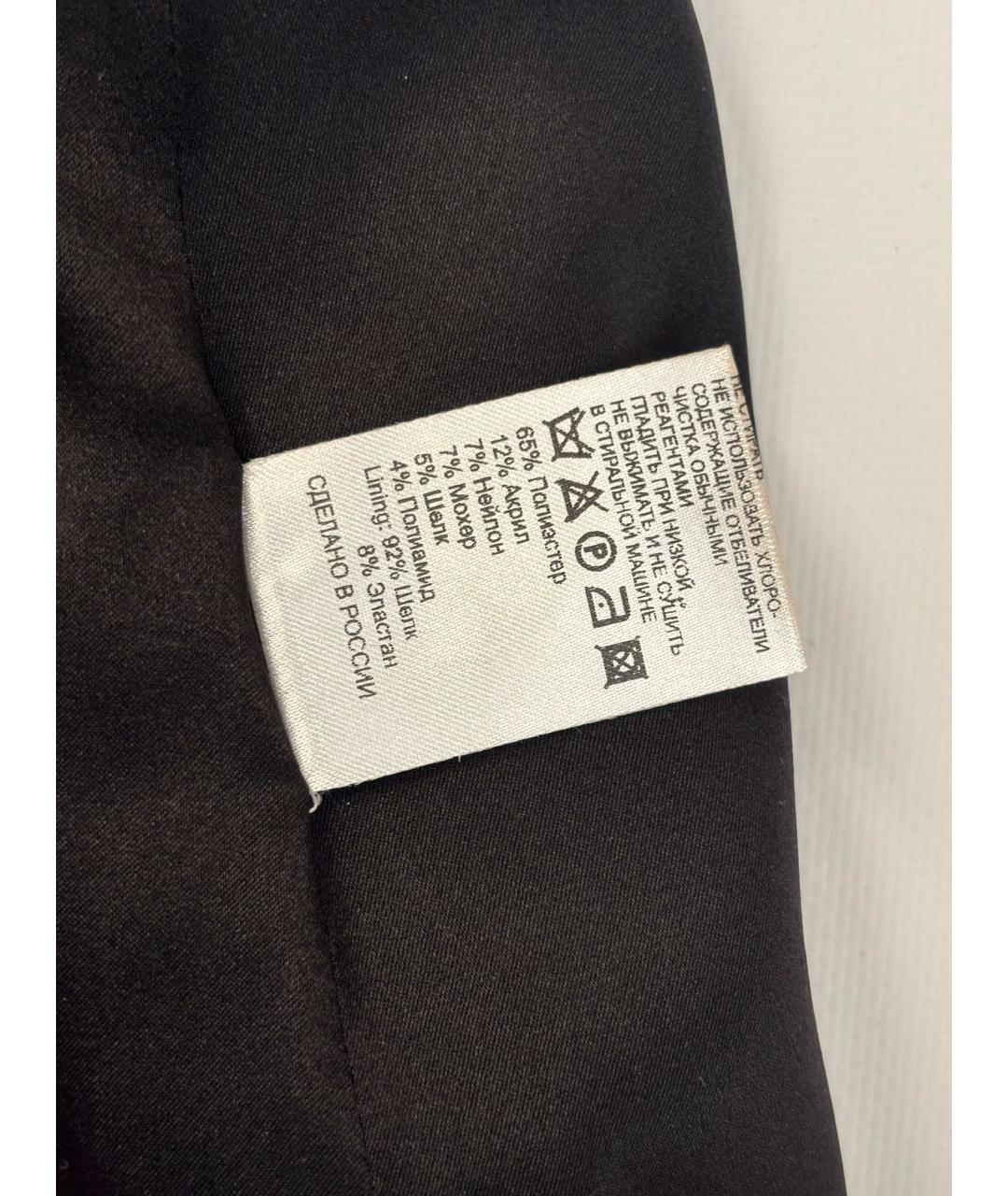 ALEXANDER TEREKHOV Черное полиэстеровое вечернее платье, фото 5