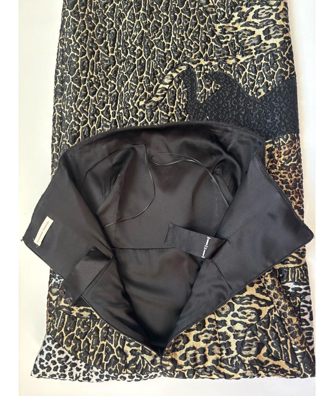 ALEXANDER TEREKHOV Черное полиэстеровое вечернее платье, фото 3