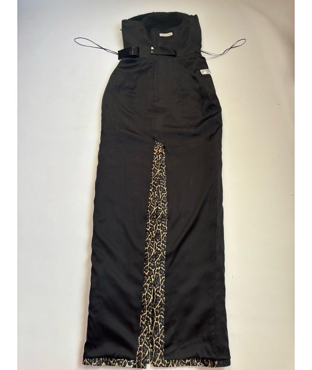 ALEXANDER TEREKHOV Черное полиэстеровое вечернее платье, фото 4