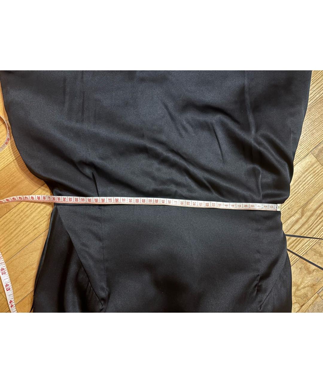 ALEXANDER TEREKHOV Черное полиэстеровое вечернее платье, фото 6