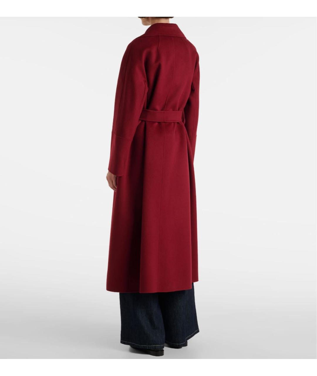 'S MAX MARA Бордовое шерстяное пальто, фото 2