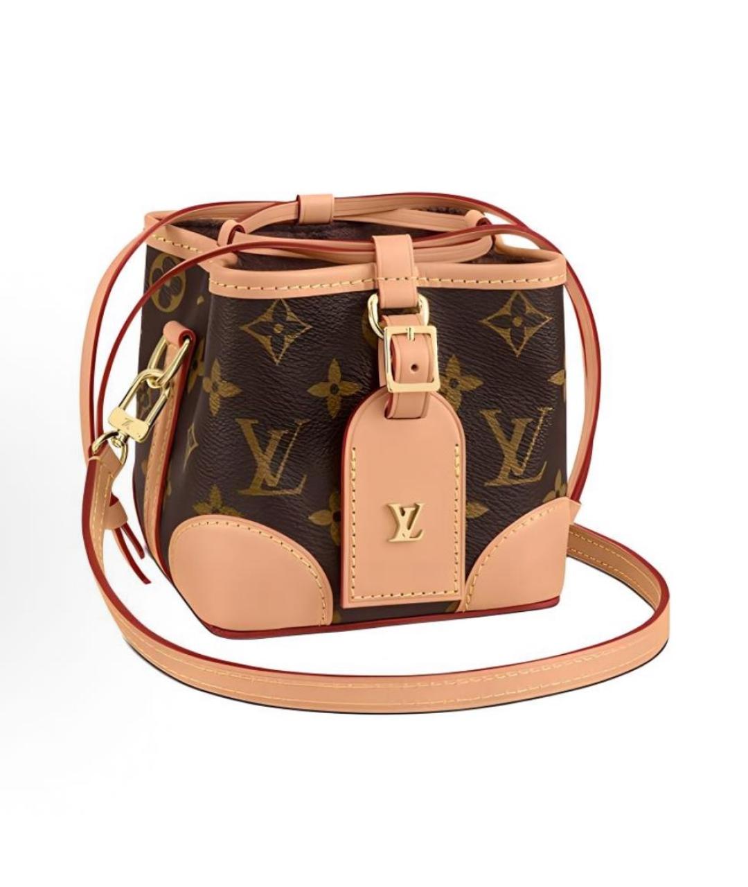 LOUIS VUITTON Коричневая сумка через плечо, фото 5