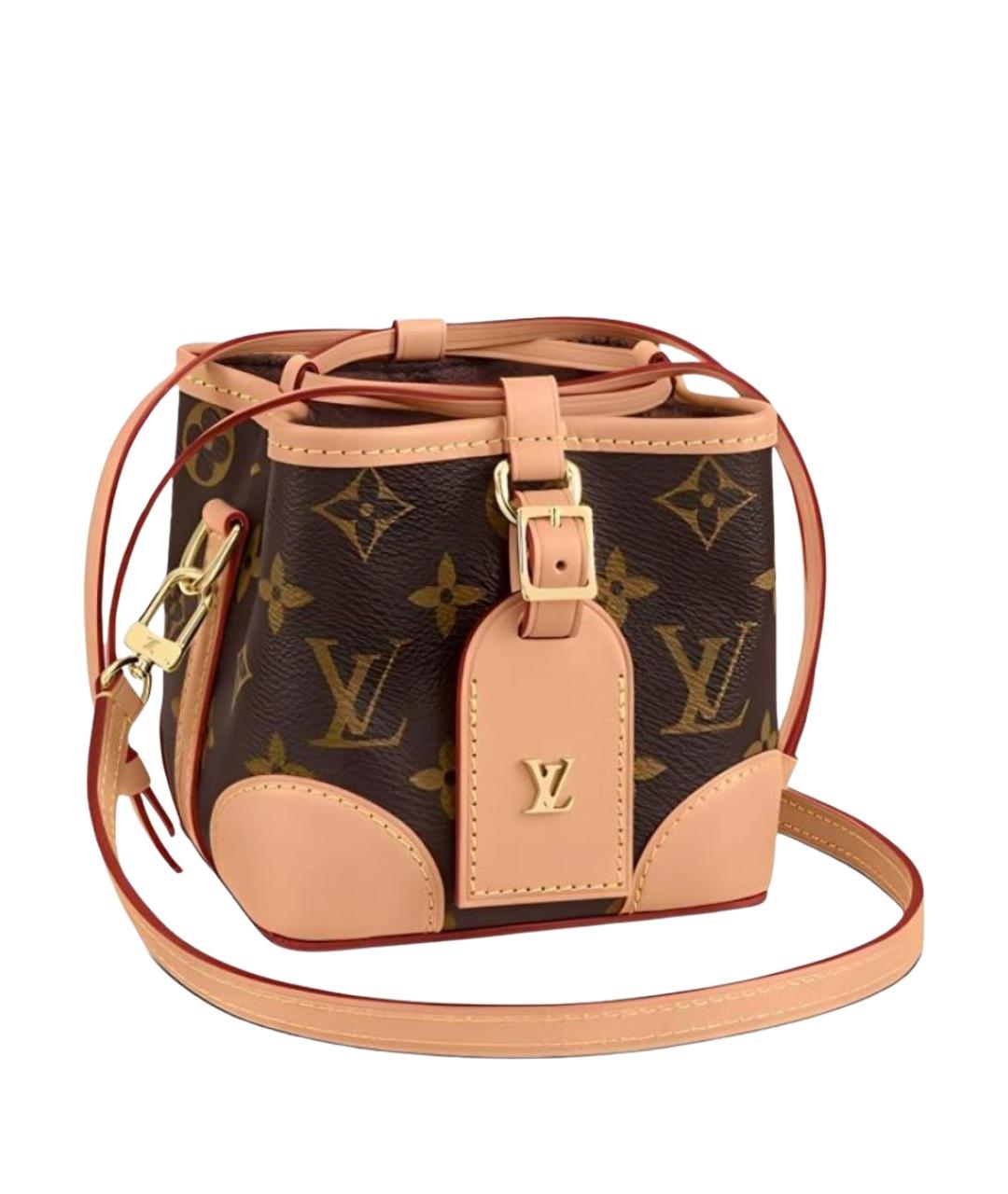 LOUIS VUITTON Коричневая сумка через плечо, фото 1