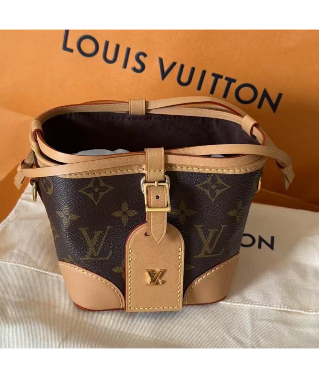 LOUIS VUITTON Коричневая сумка через плечо, фото 4