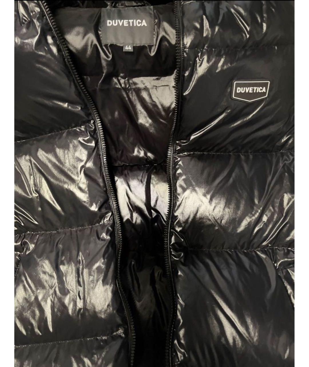 DUVETICA Темно-синий полиамидовый пуховик, фото 4