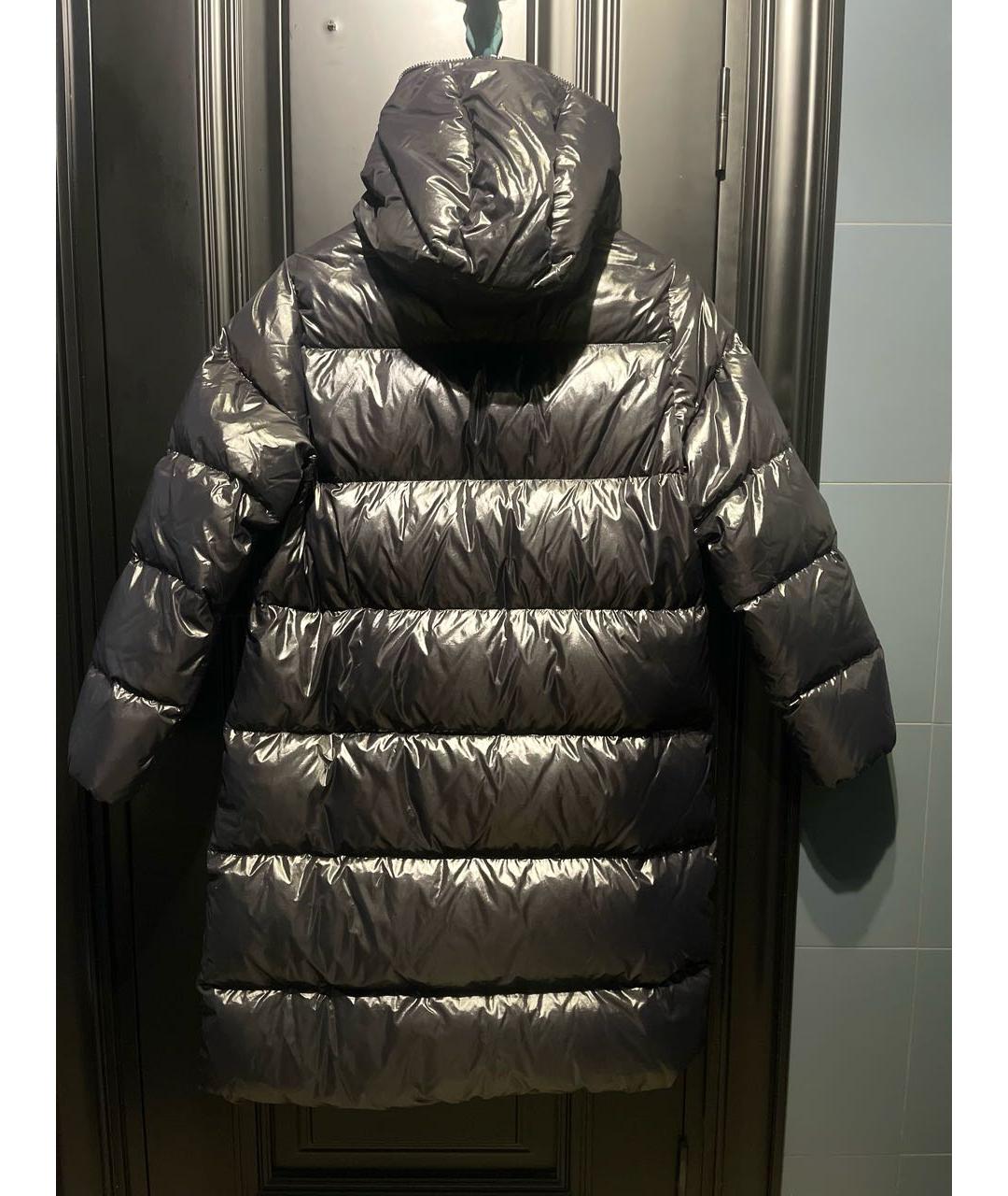 DUVETICA Темно-синий полиамидовый пуховик, фото 2