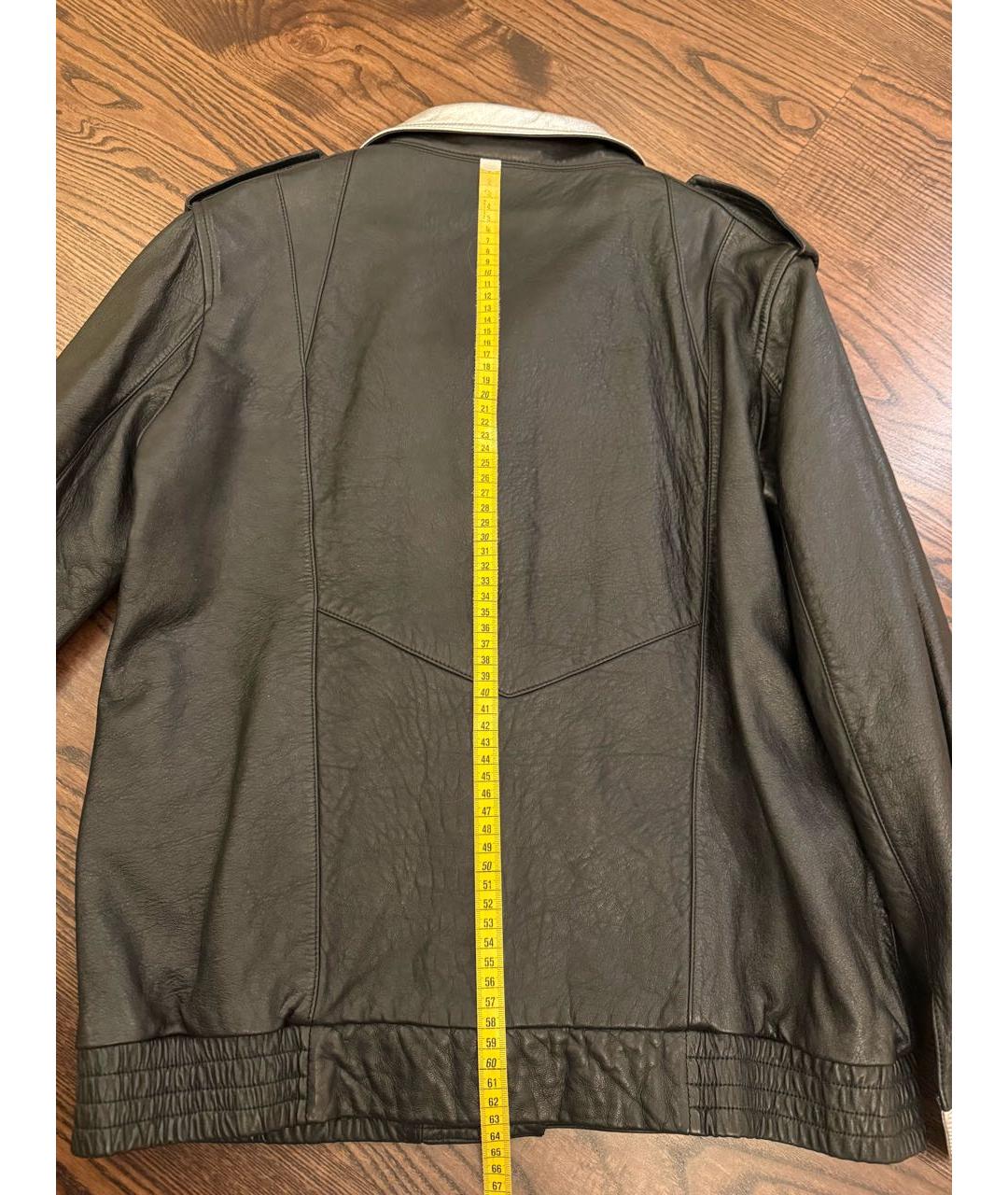 SAINT LAURENT Черная кожаная куртка, фото 7
