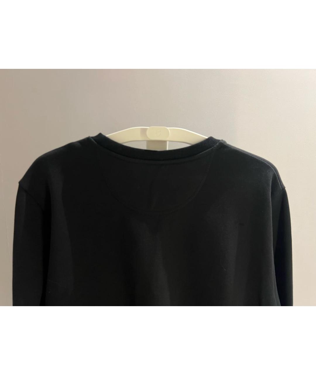 VALENTINO Черный хлопковый джемпер / свитер, фото 3
