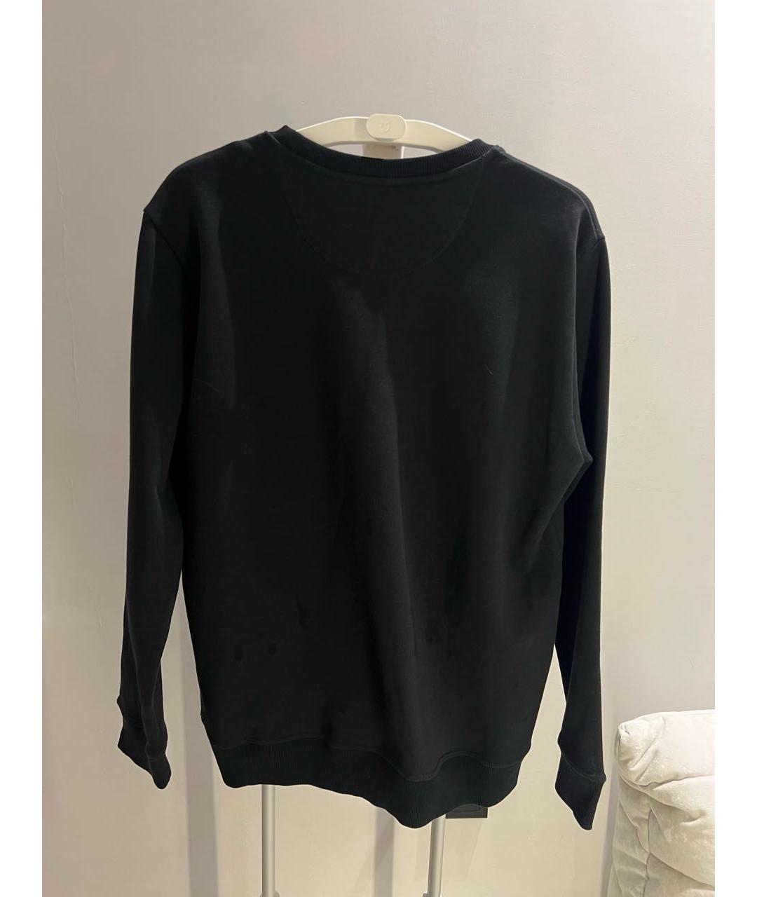 VALENTINO Черный хлопковый джемпер / свитер, фото 2