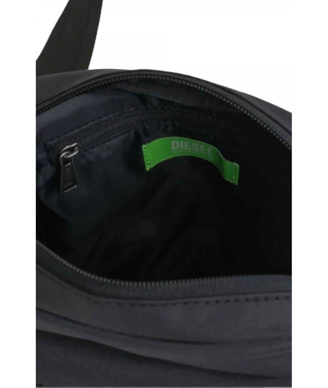 DIESEL Черная сумка на плечо, фото 4