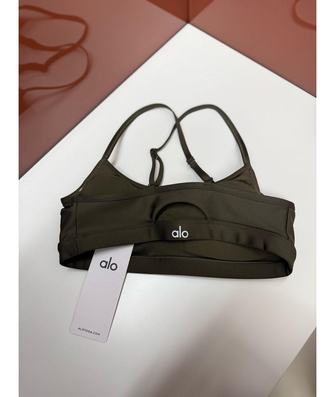 ALO YOGA Хаки бюстгалтеры, фото 3