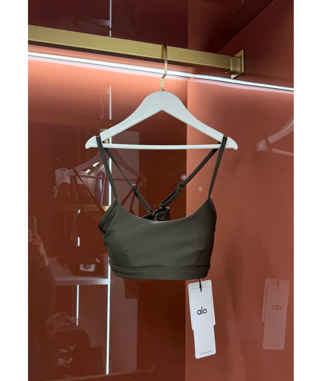 ALO YOGA Хаки бюстгалтеры, фото 5