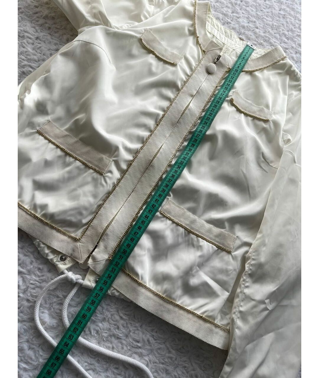 MONCLER Белая куртка, фото 4