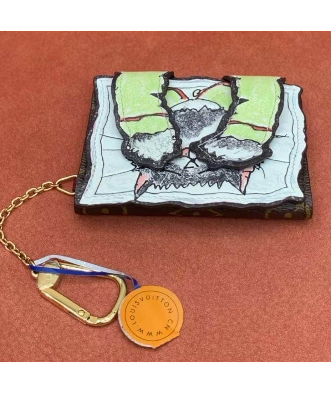 LOUIS VUITTON Коричневый кошелек, фото 4