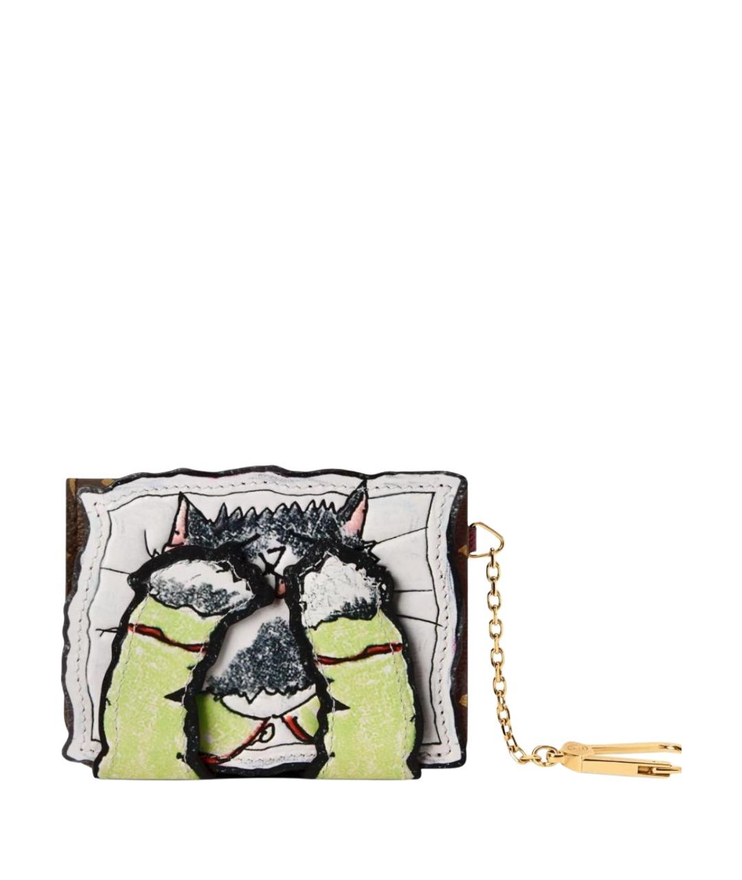 LOUIS VUITTON Коричневый кошелек, фото 1