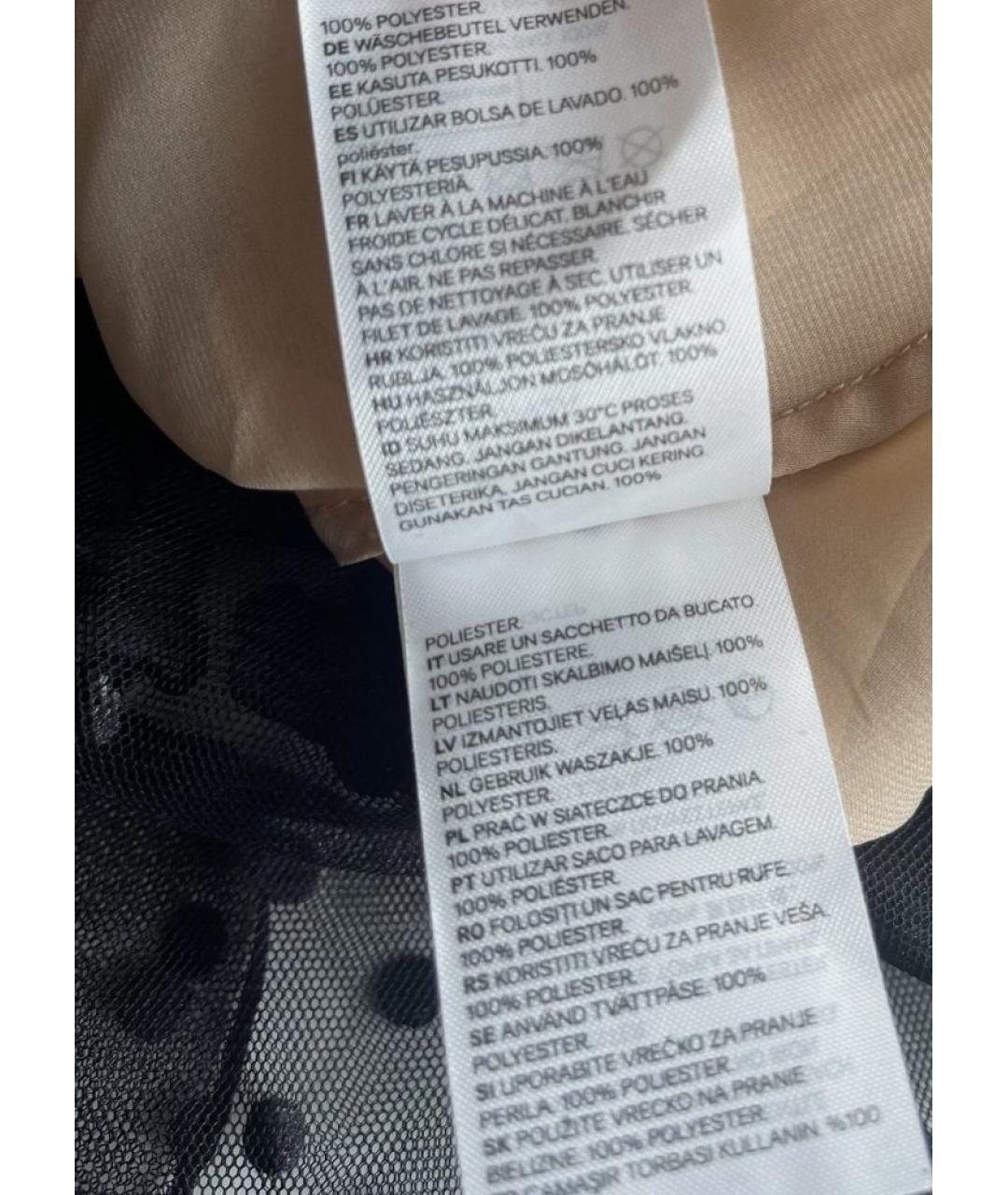 GIAMBATTISTA VALLI Черное хлопковое коктейльное платье, фото 6