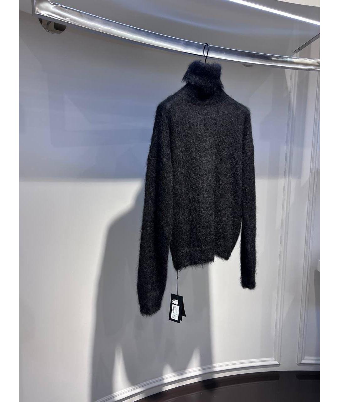 SAINT LAURENT Черная водолазка, фото 4