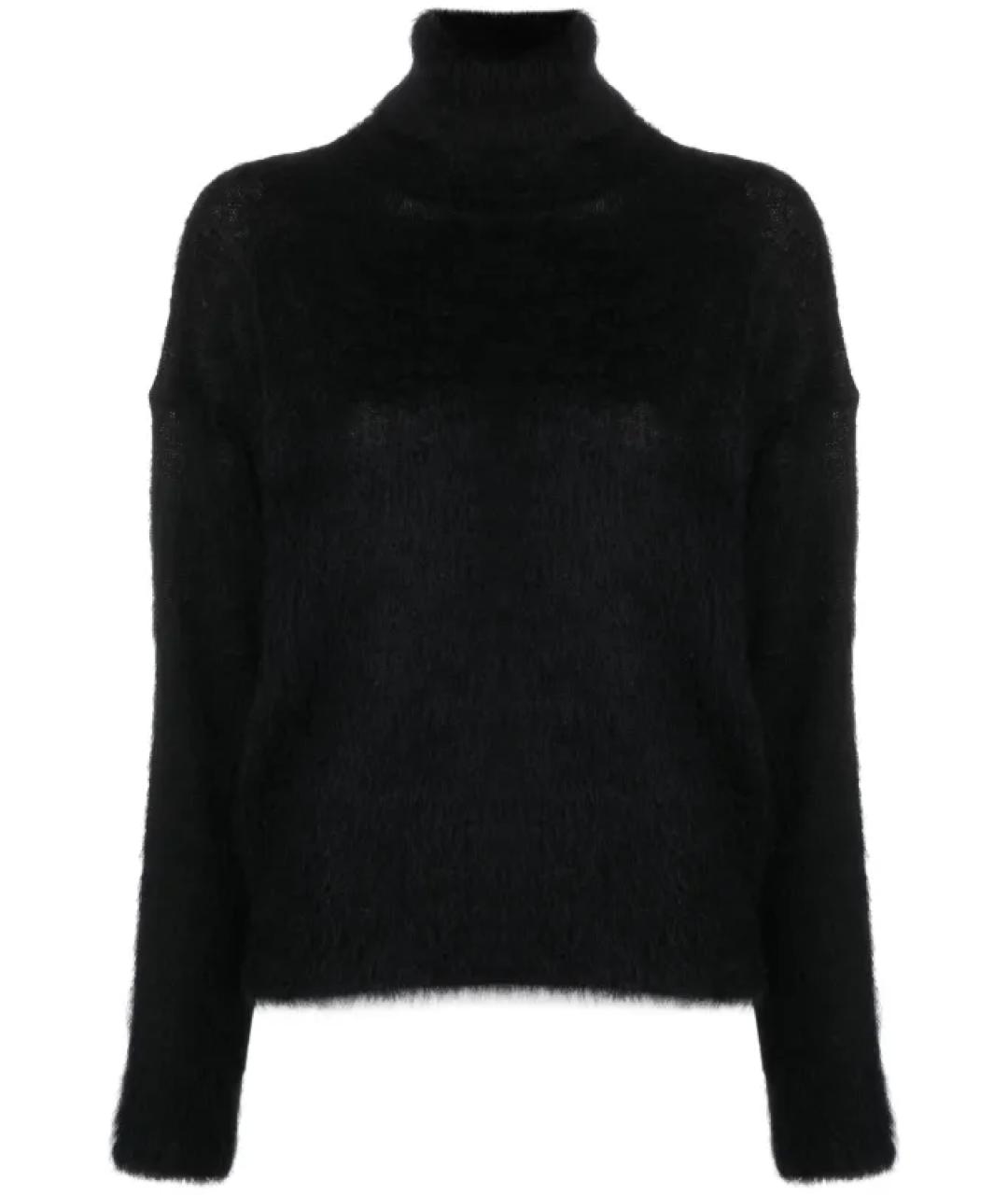 SAINT LAURENT Черная водолазка, фото 1