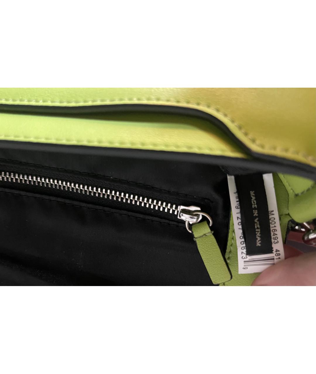 MARC JACOBS Зеленая кожаная сумка через плечо, фото 5