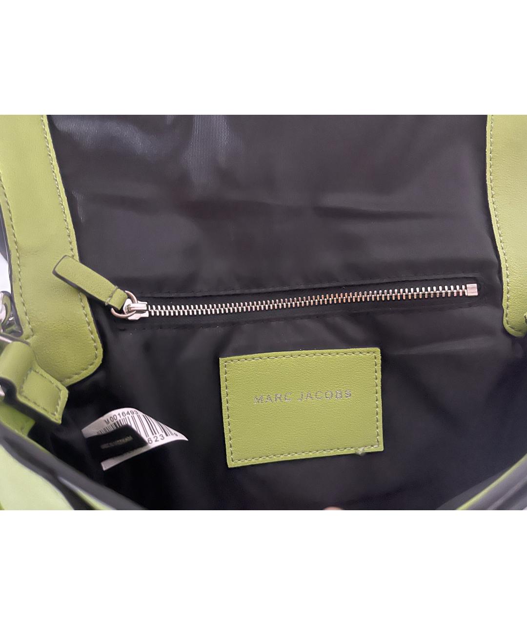 MARC JACOBS Зеленая кожаная сумка через плечо, фото 4