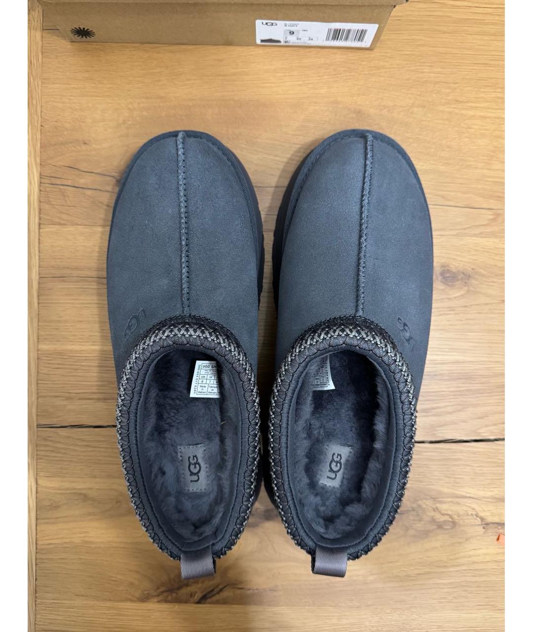 UGG AUSTRALIA Серые замшевые сабо, фото 3