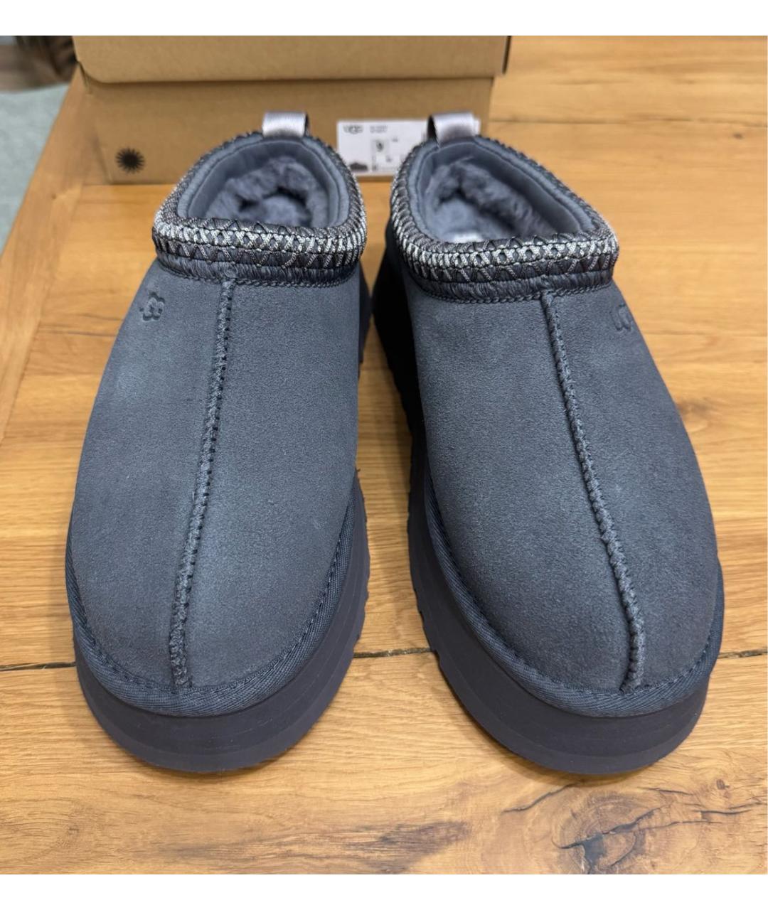 UGG AUSTRALIA Серые замшевые сабо, фото 2