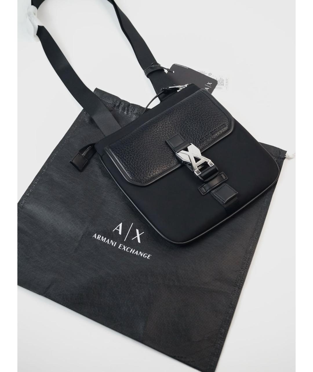 ARMANI EXCHANGE Черная сумка на плечо, фото 7