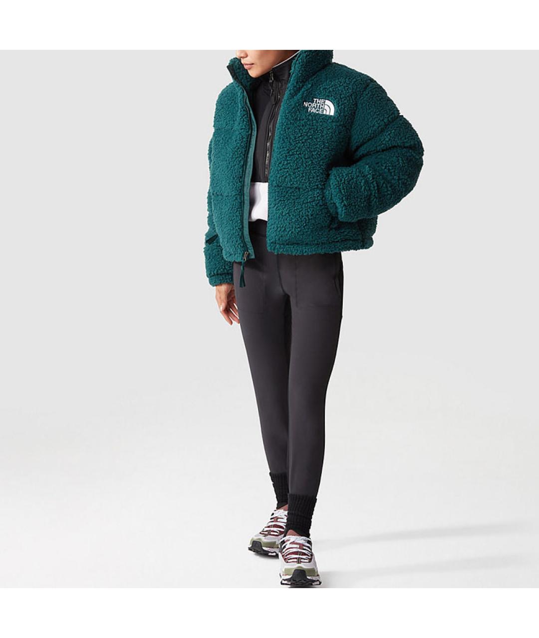 THE NORTH FACE Зеленый пуховик, фото 3