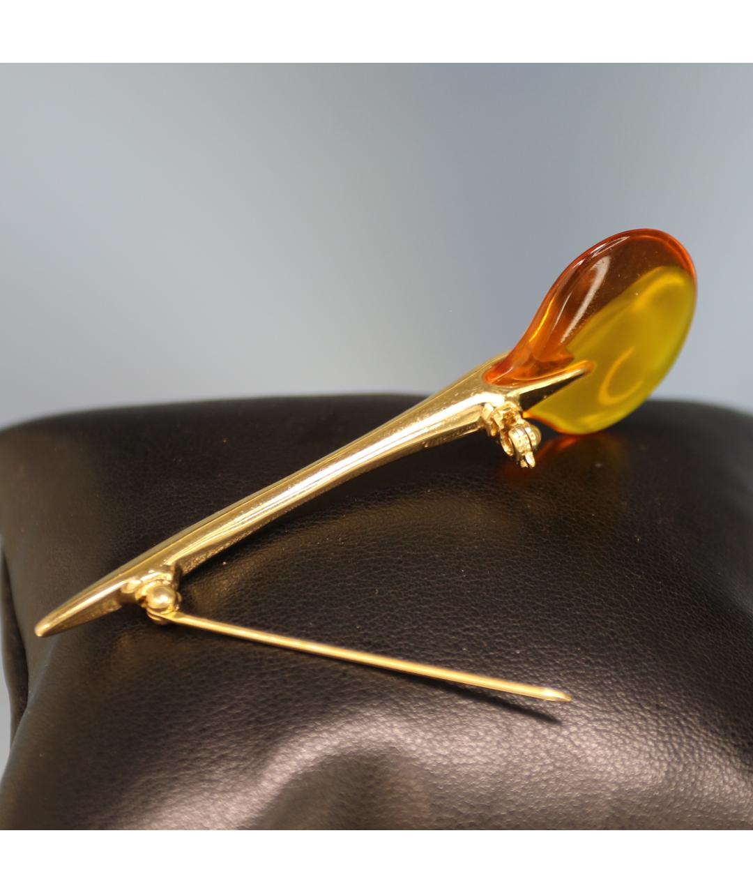 GIVENCHY Золотая позолоченная булавка / брошь, фото 5
