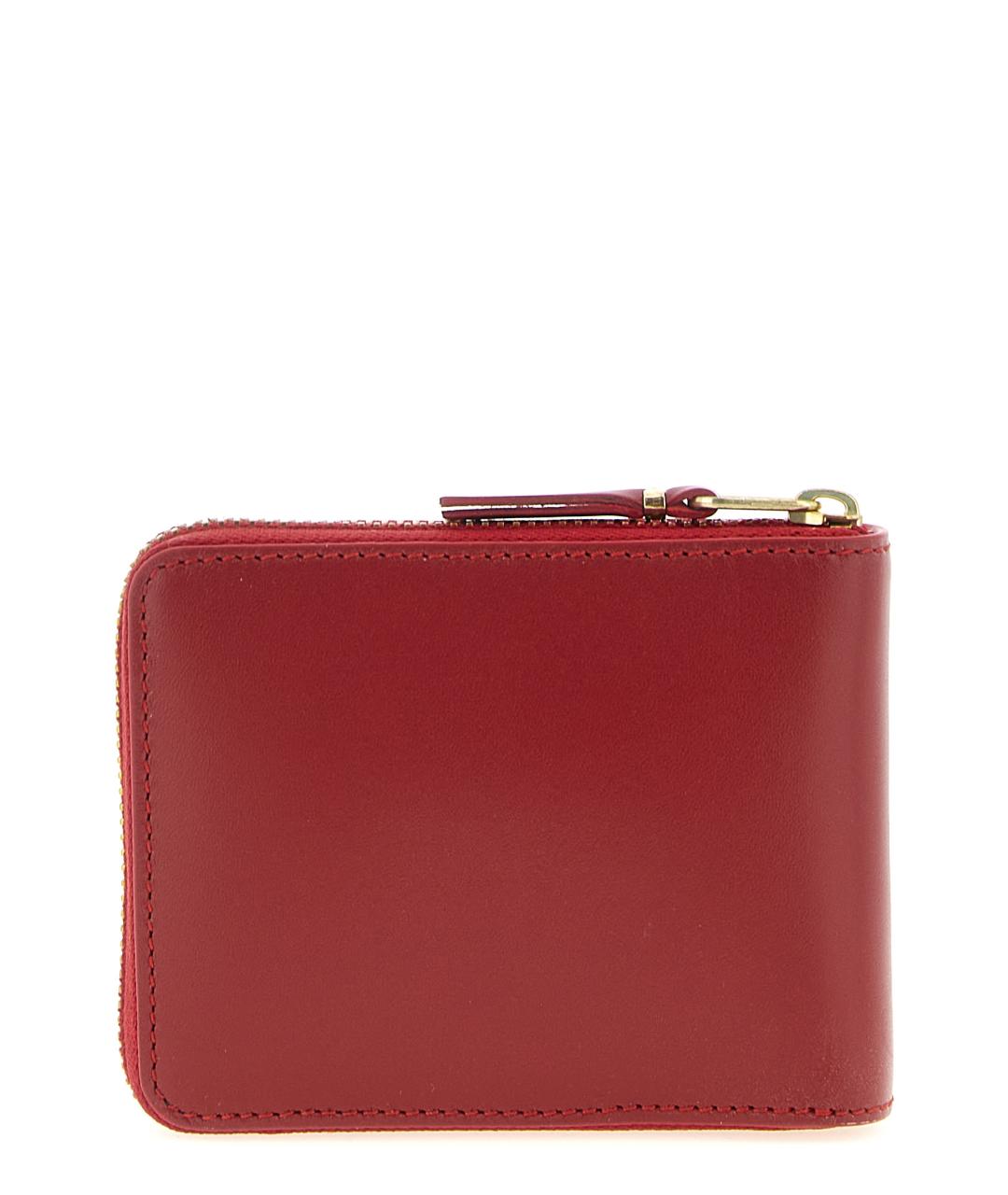 COMME DES GARÇONS WALLET Красный кожаный кошелек, фото 2