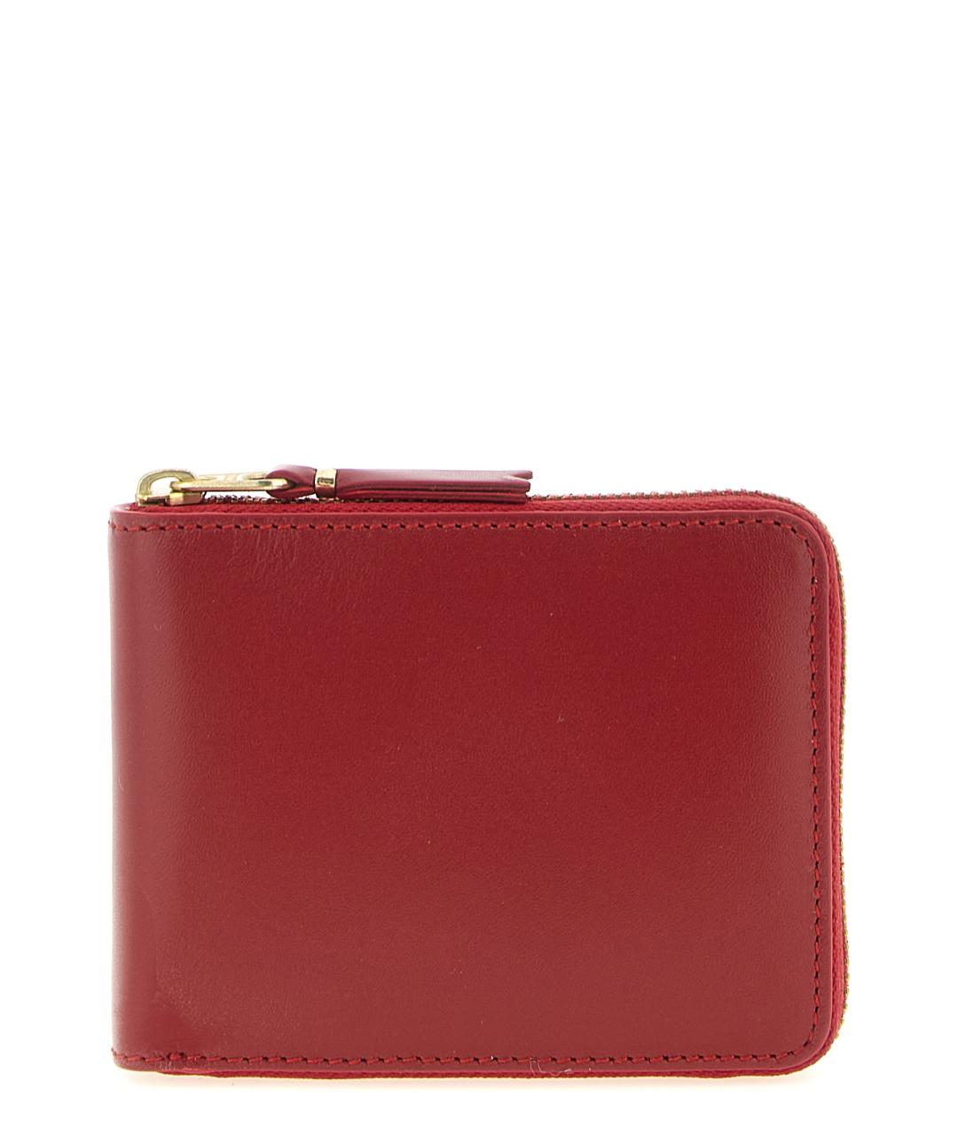 COMME DES GARÇONS WALLET Красный кожаный кошелек, фото 1