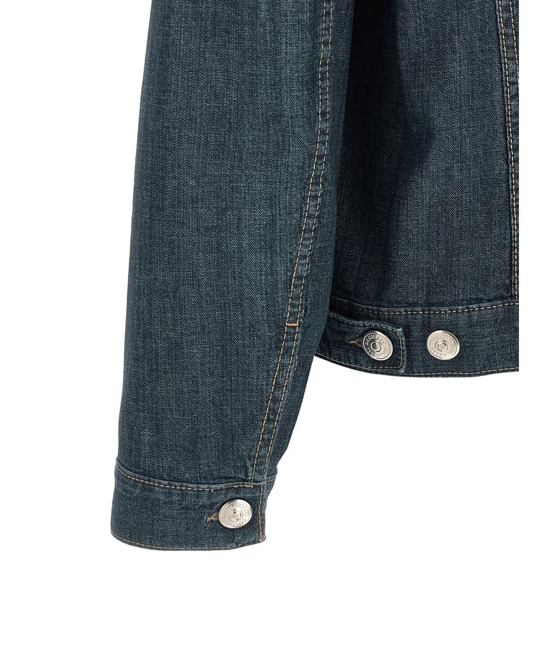 BRUNELLO CUCINELLI Синяя хлопковая куртка, фото 4