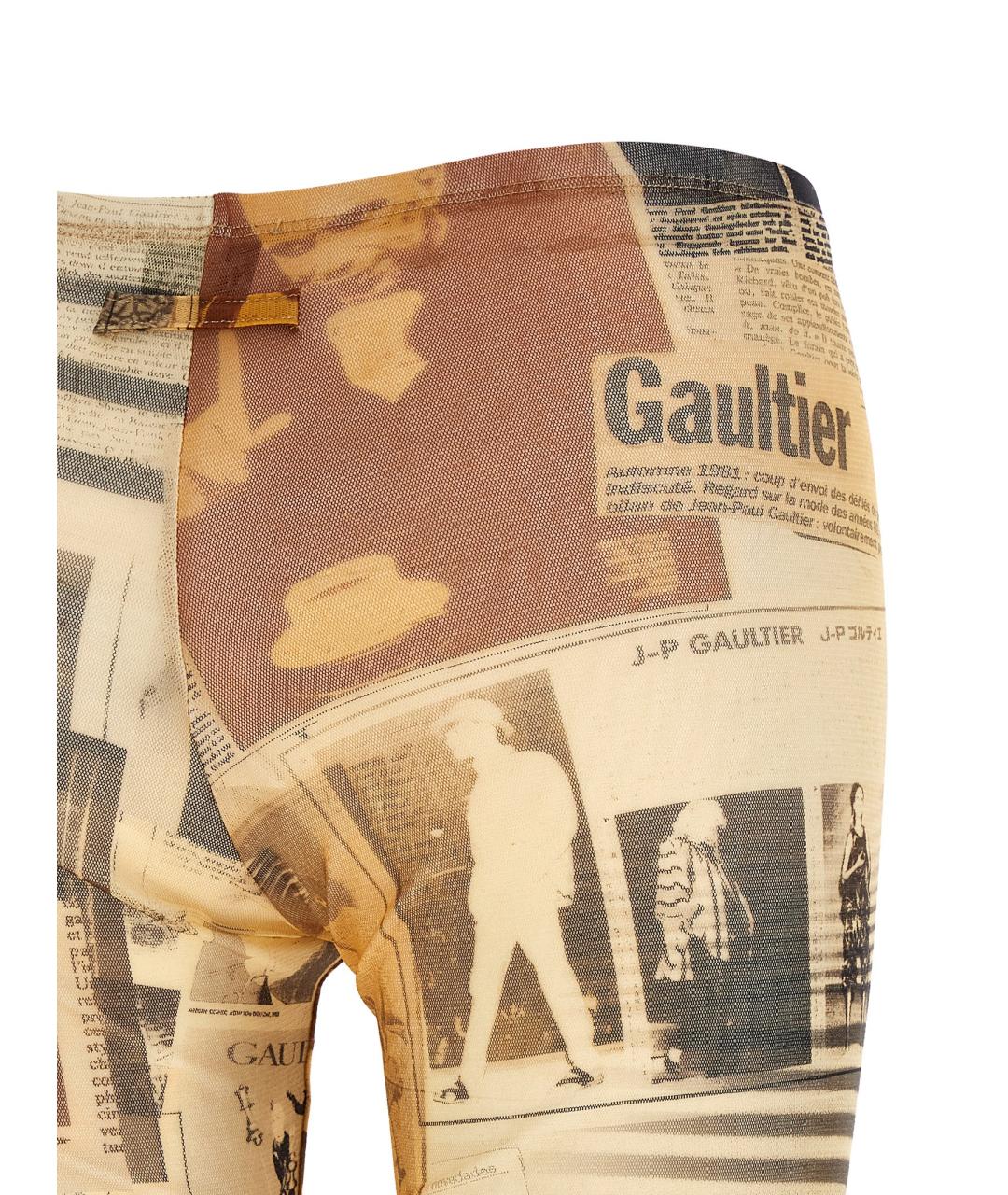 JEAN PAUL GAULTIER Мульти полиамидовые леггинсы и велосипедки, фото 4