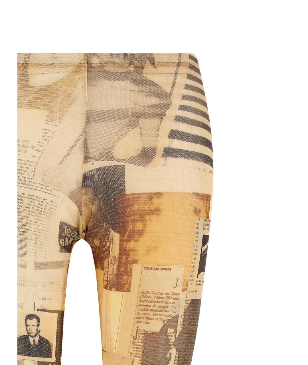 JEAN PAUL GAULTIER Мульти полиамидовые леггинсы и велосипедки, фото 3