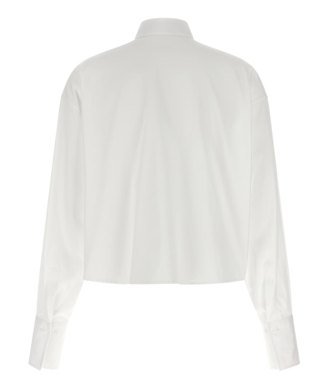 ERMANNO SCERVINO Белая хлопковая блузы, фото 2