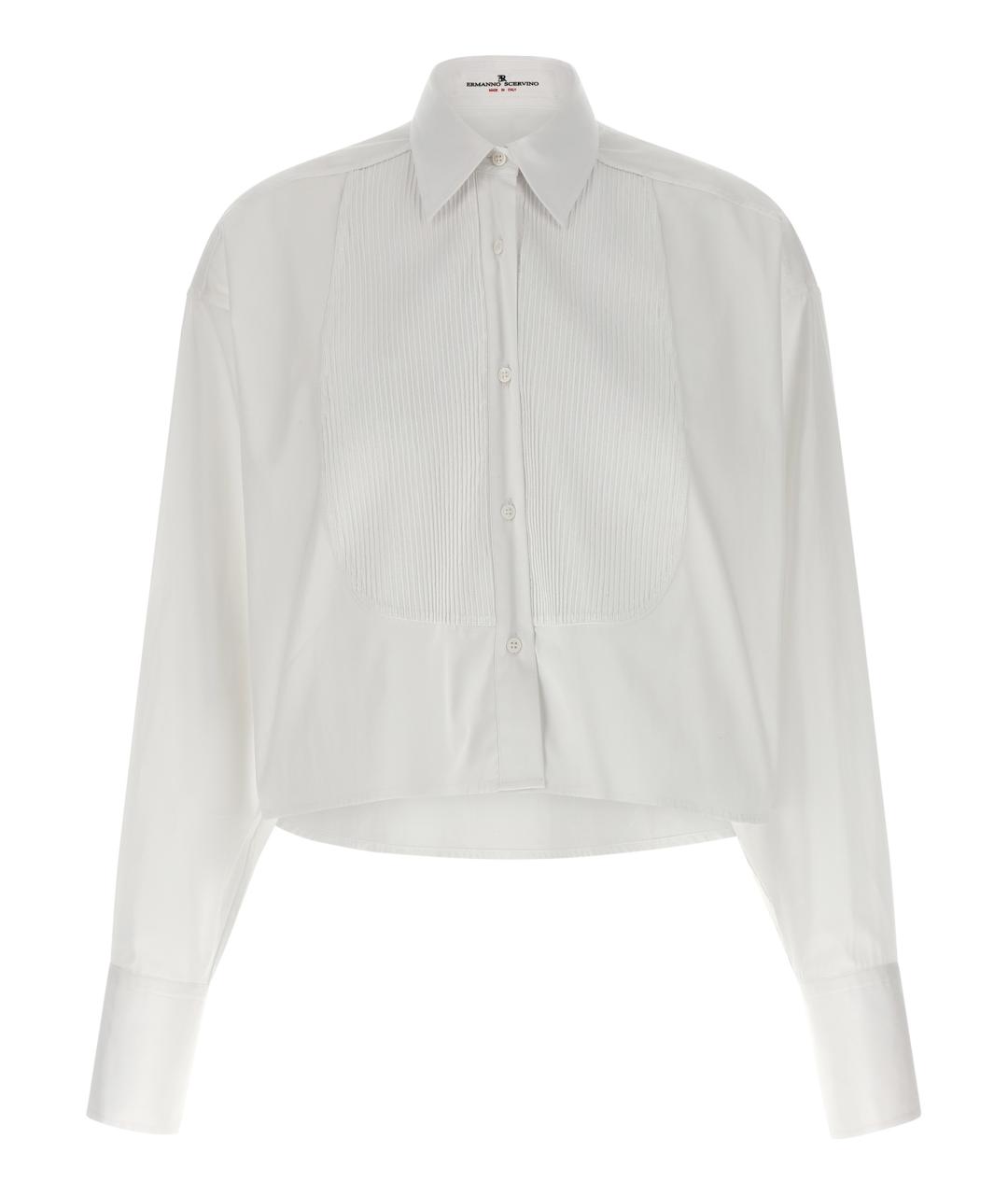 ERMANNO SCERVINO Белая хлопковая блузы, фото 1