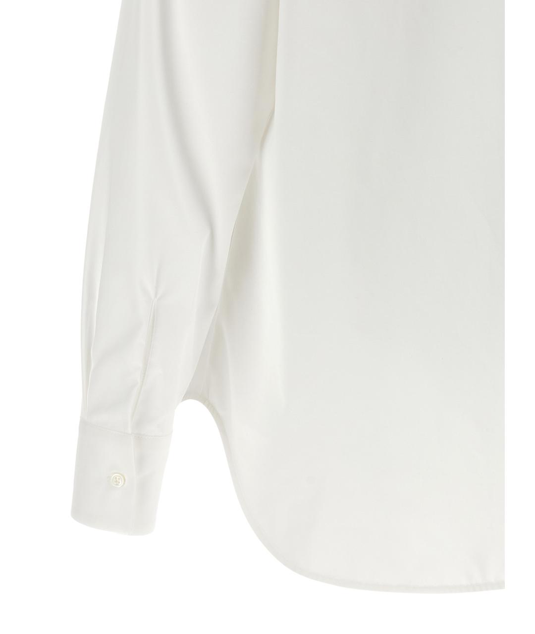 ERMANNO SCERVINO Белая хлопковая блузы, фото 4