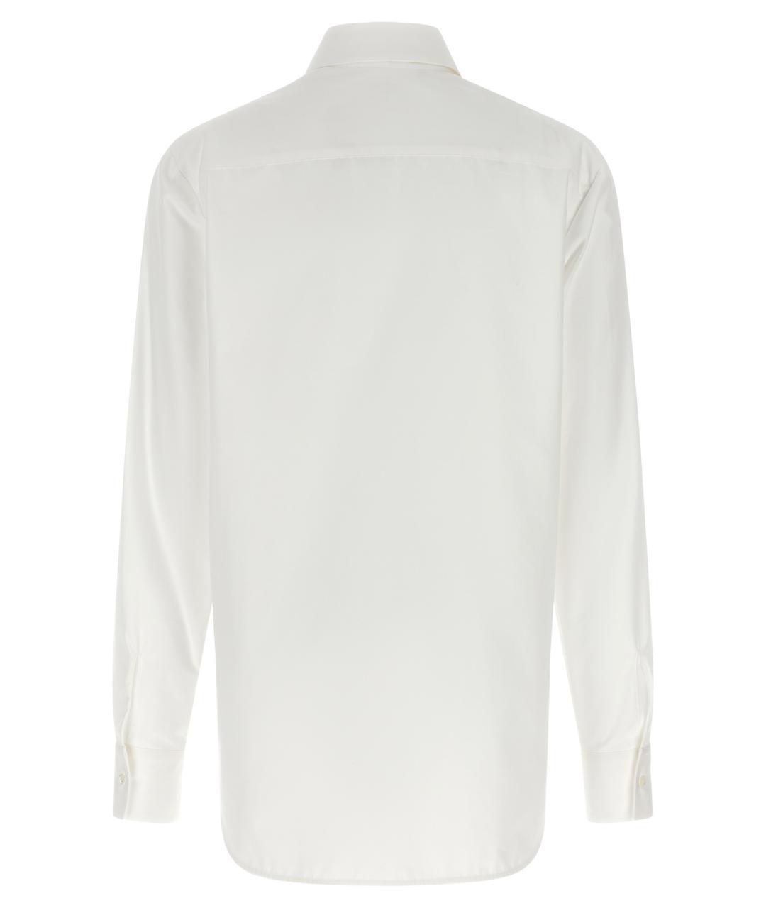 ERMANNO SCERVINO Белая хлопковая блузы, фото 2