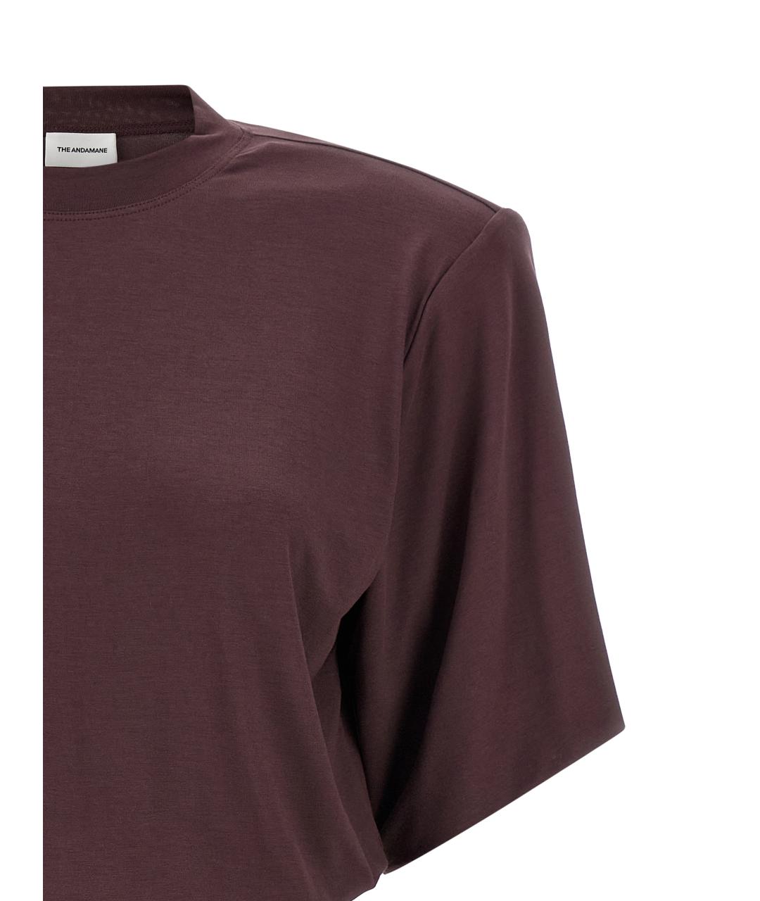 THE ANDAMANE Фиолетовое вискозное платье, фото 3