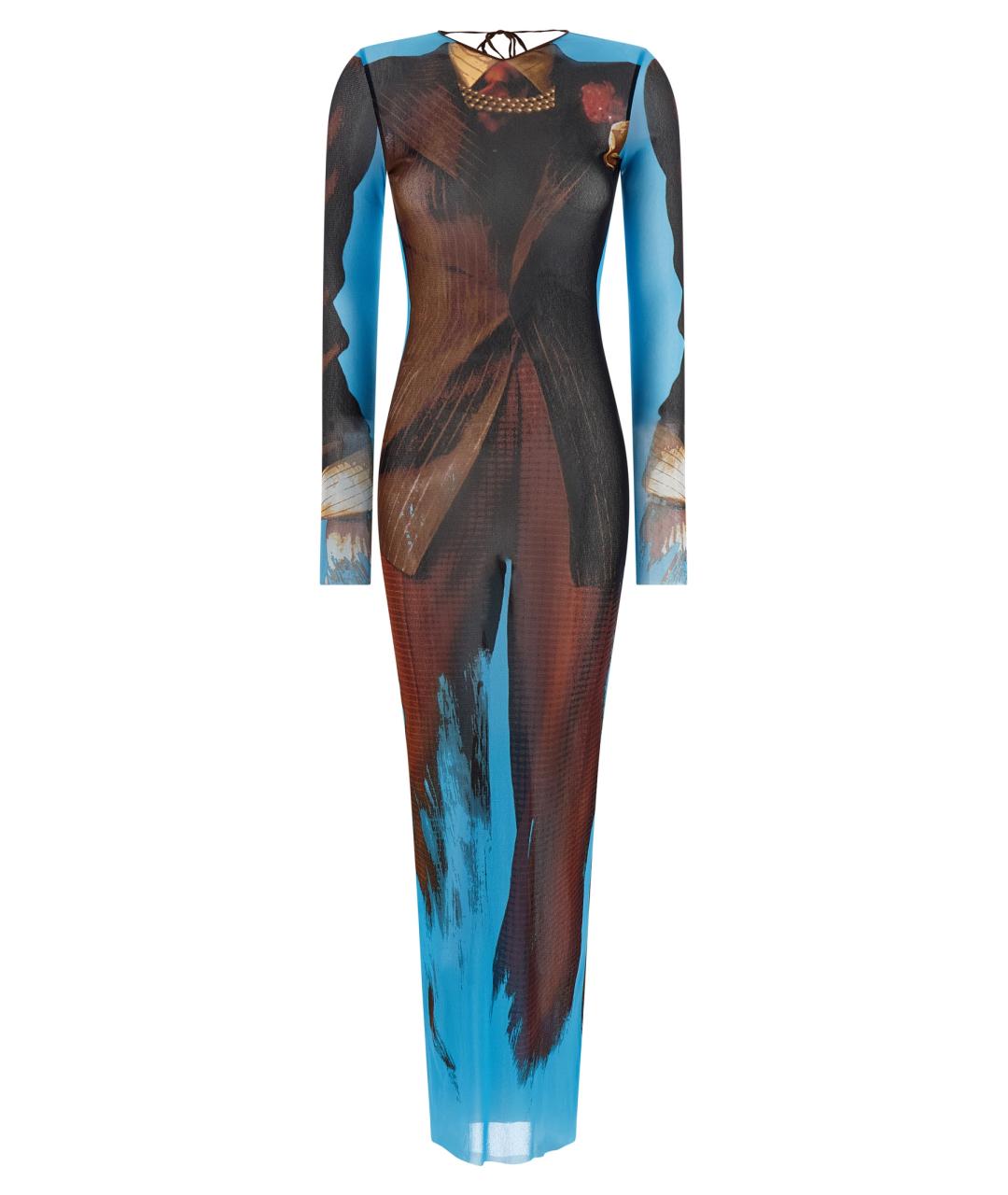 JEAN PAUL GAULTIER Мульти полиамидовое повседневное платье, фото 1