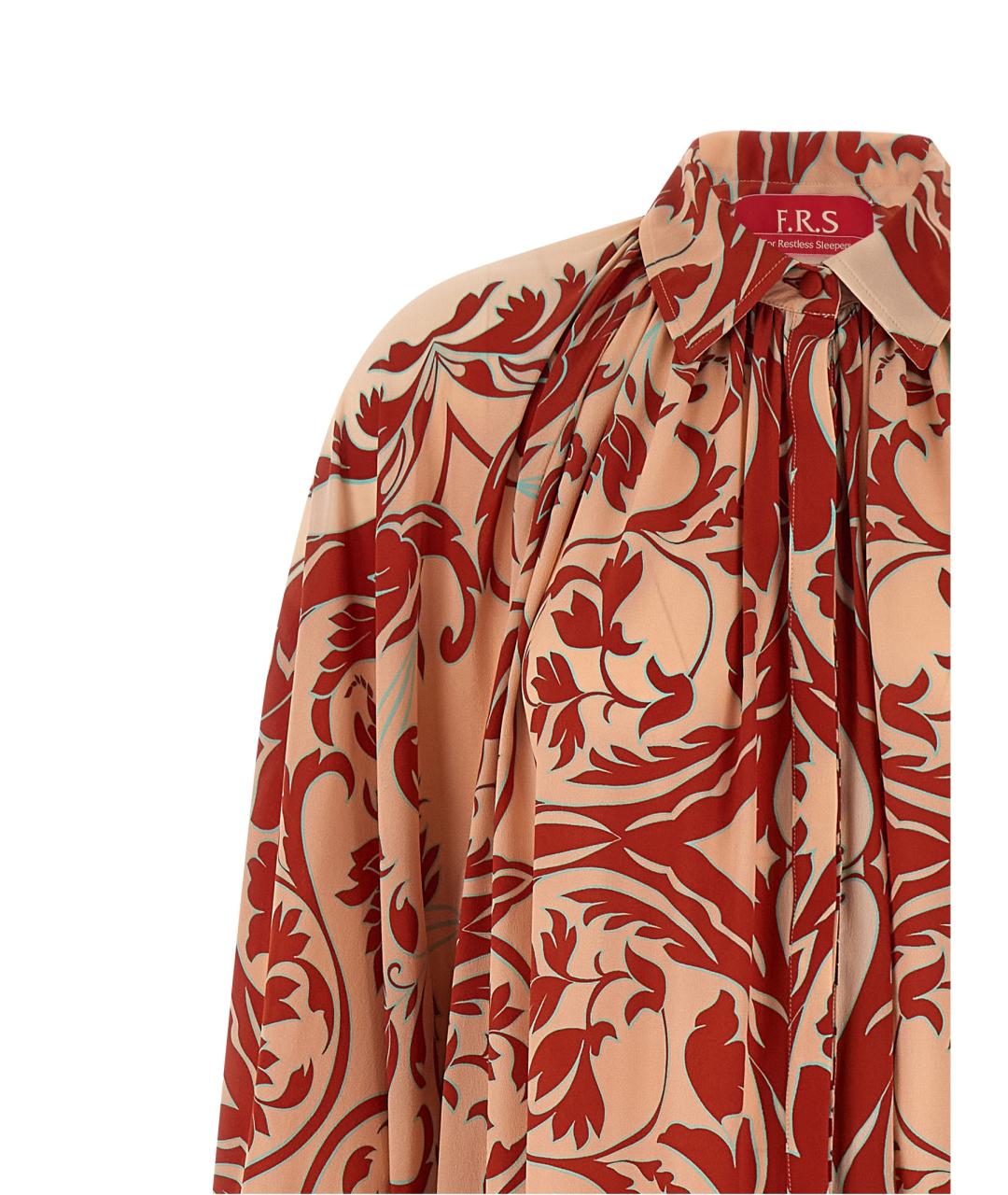 F.R.S FOR RESTLESS SLEEPERS Мульти шелковое повседневное платье, фото 3