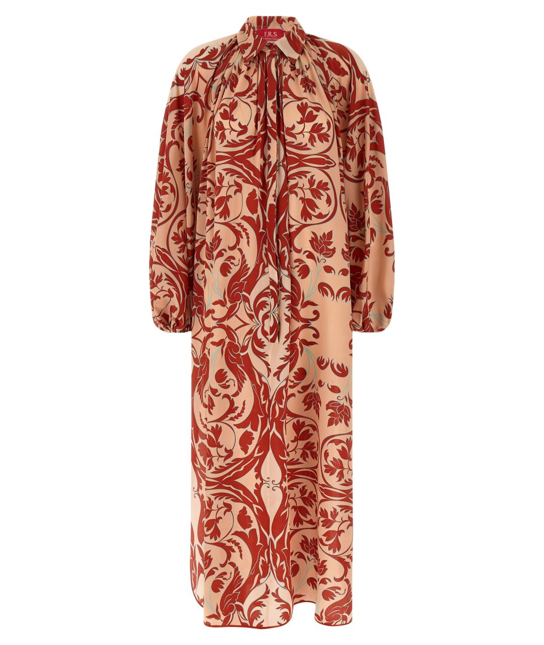 F.R.S FOR RESTLESS SLEEPERS Мульти шелковое повседневное платье, фото 1