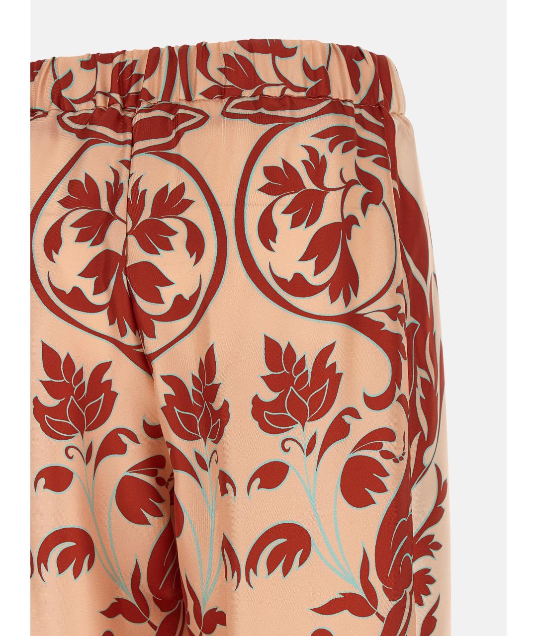 F.R.S FOR RESTLESS SLEEPERS Мульти шелковые прямые брюки, фото 5