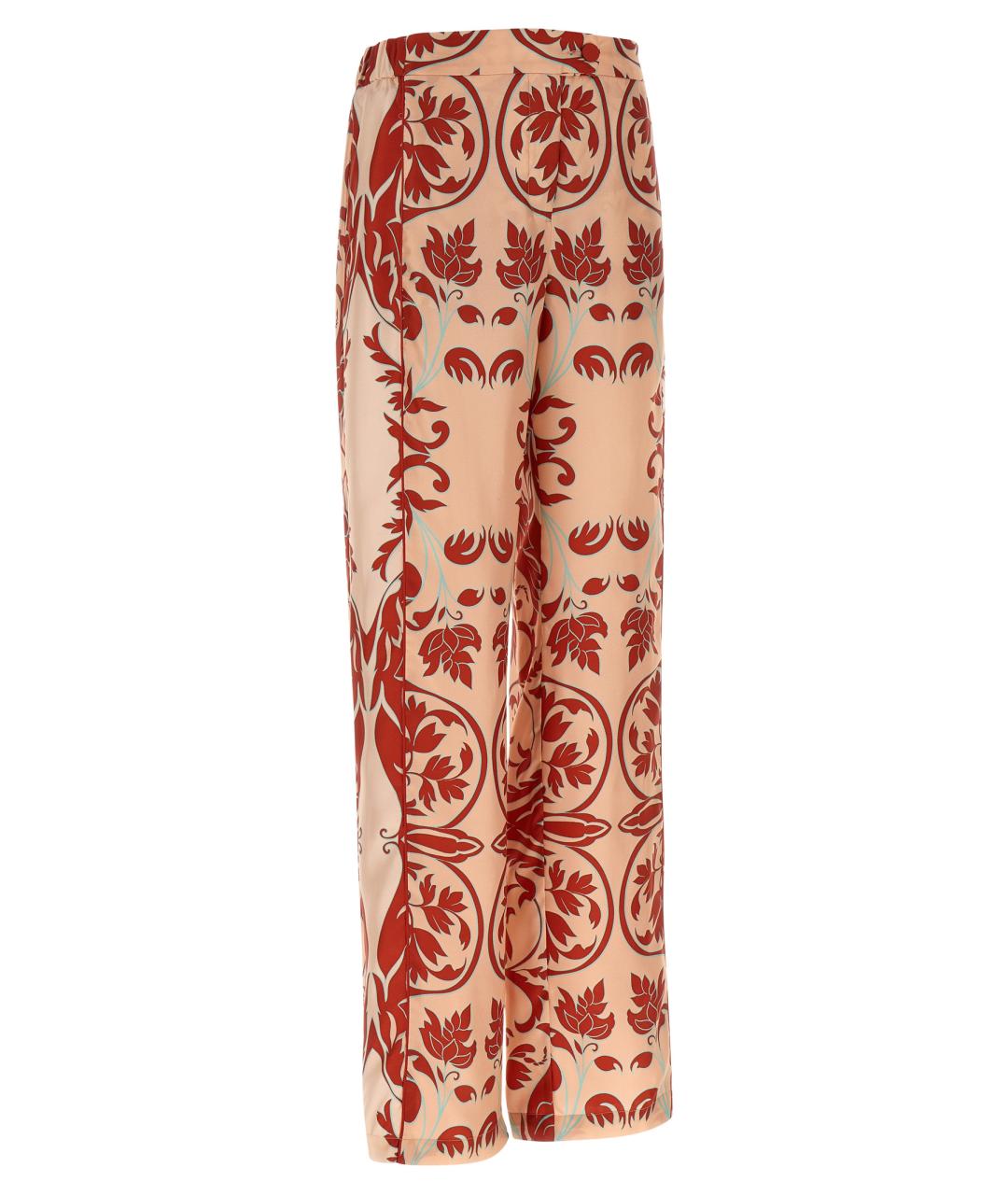 F.R.S FOR RESTLESS SLEEPERS Мульти шелковые прямые брюки, фото 3