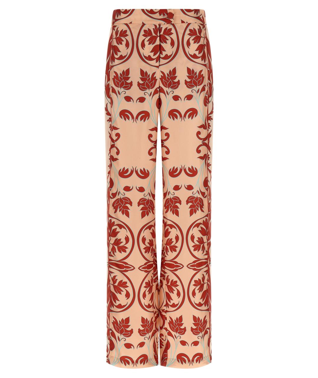 F.R.S FOR RESTLESS SLEEPERS Мульти шелковые прямые брюки, фото 1