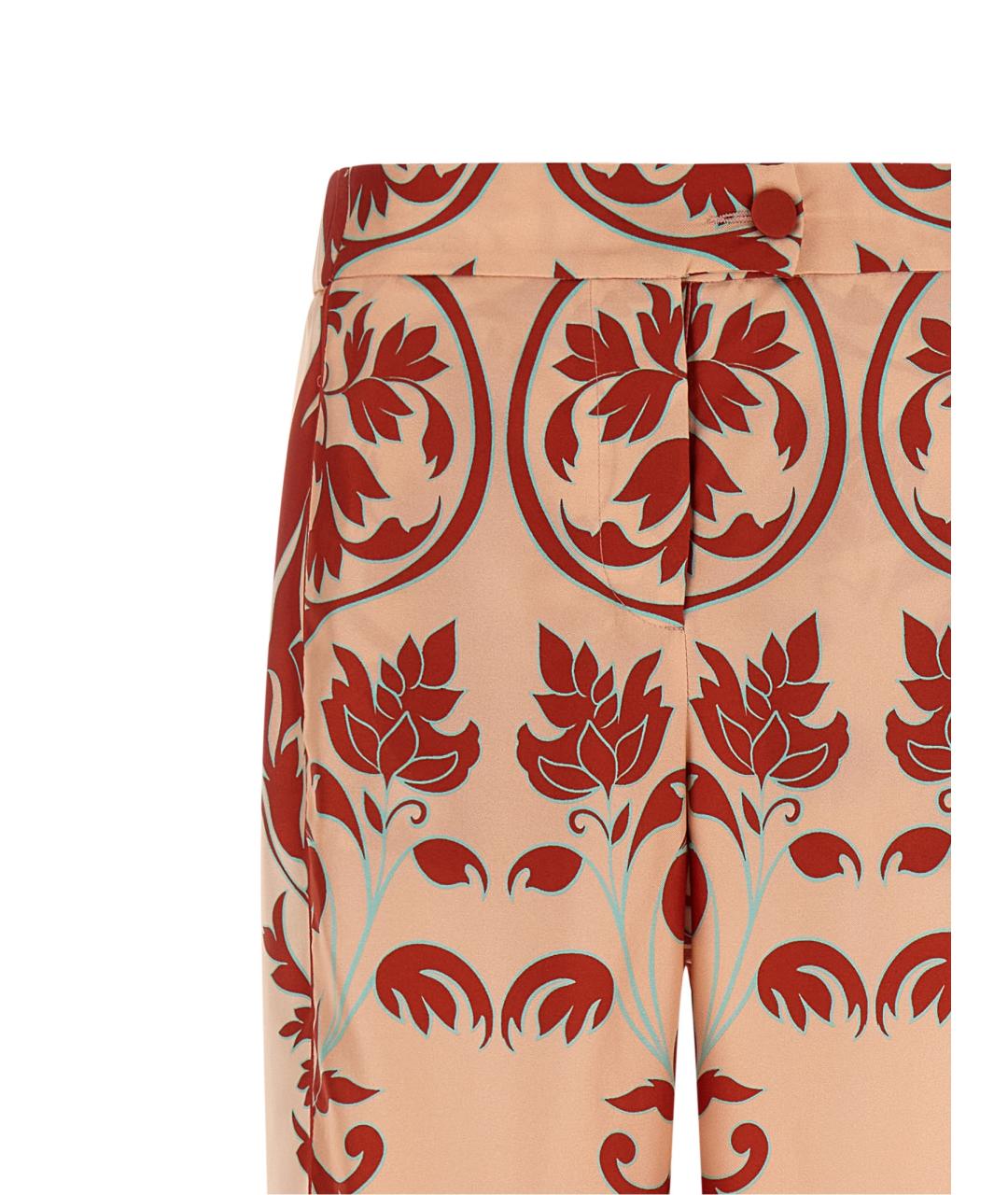 F.R.S FOR RESTLESS SLEEPERS Мульти шелковые прямые брюки, фото 4