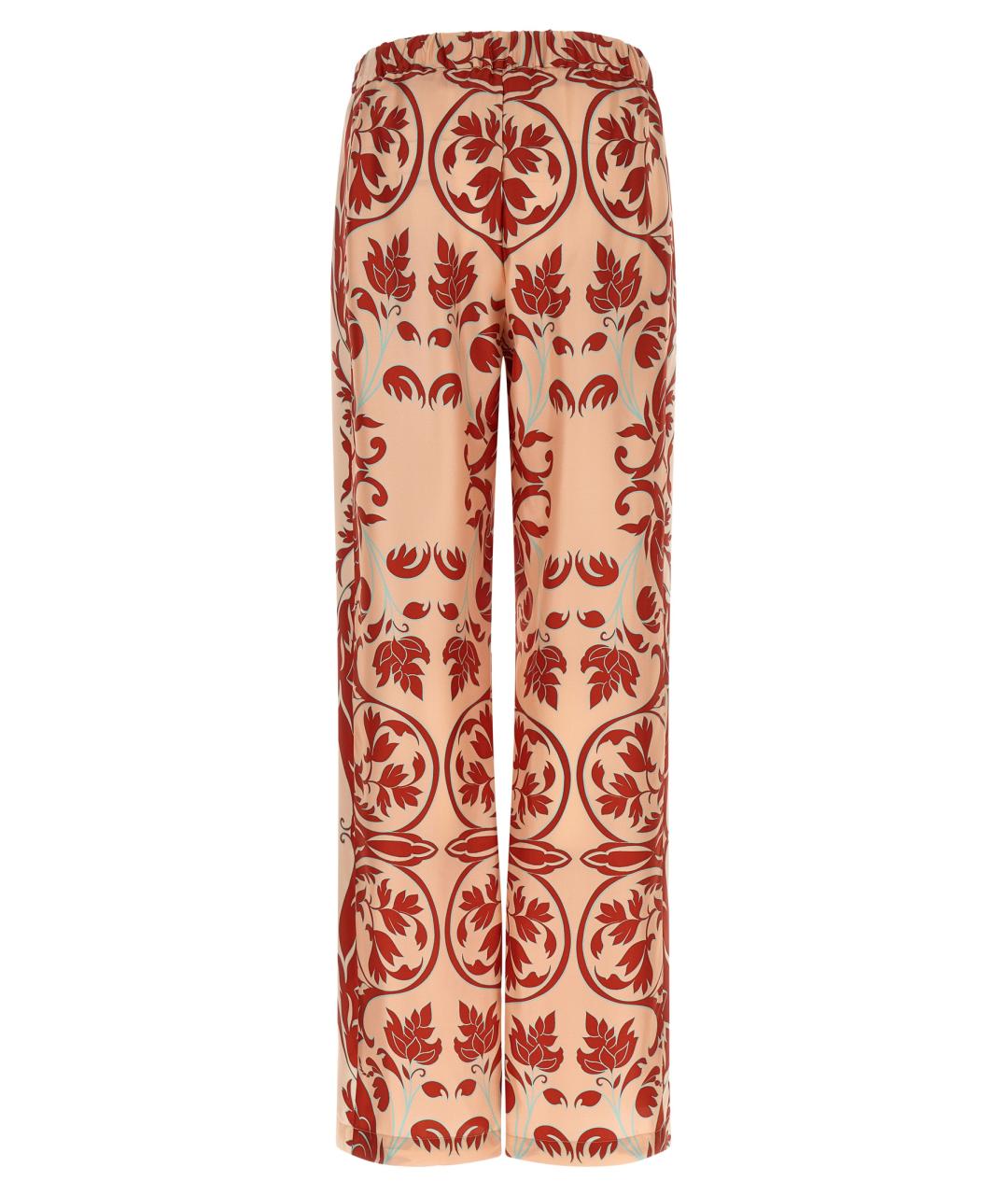 F.R.S FOR RESTLESS SLEEPERS Мульти шелковые прямые брюки, фото 2