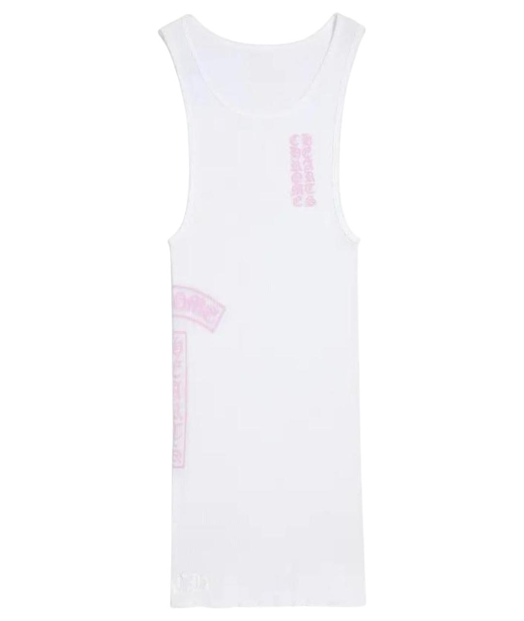 CHROME HEARTS Белая хлопковая майка, фото 1