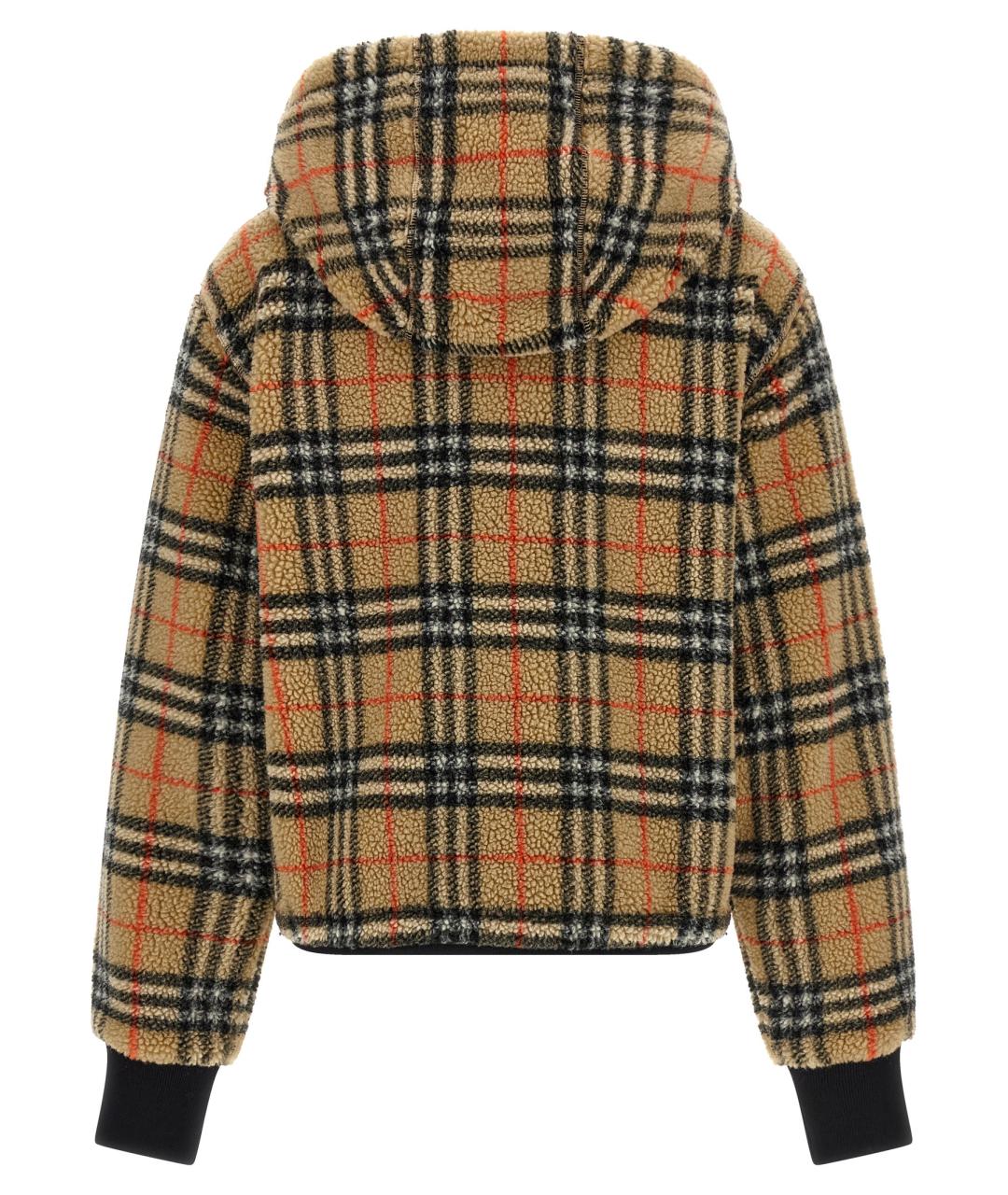 BURBERRY Бежевая шерстяная куртка, фото 2