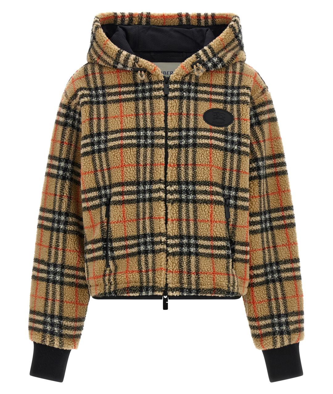 BURBERRY Бежевая шерстяная куртка, фото 1